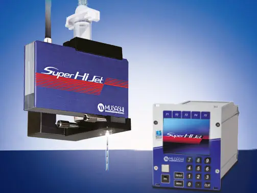 SuperJet3 dispenser jet non-kontak kanthi kacepetan ultra dhuwur